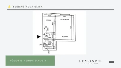Na prenájom 2-izbový byt, 36 m², Bratislava-Staré Mesto, Ferienčíkova
