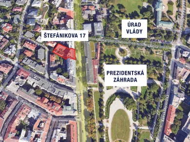 Na predaj komerčné, 17 m², Bratislava-Staré Mesto, Štefánikova
