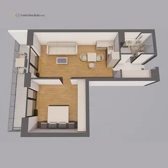 Na predaj 1-izbový byt, 50 m², Nitra, Kmeťova