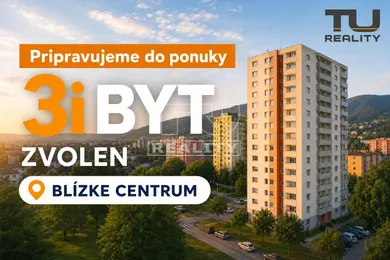 Byty na predaj 3-izbový, Zvolen · €175 000