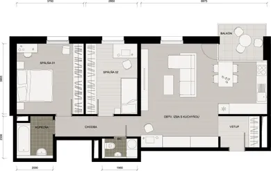Na predaj byt v Košice-Západ · €289 300 · Novostavba