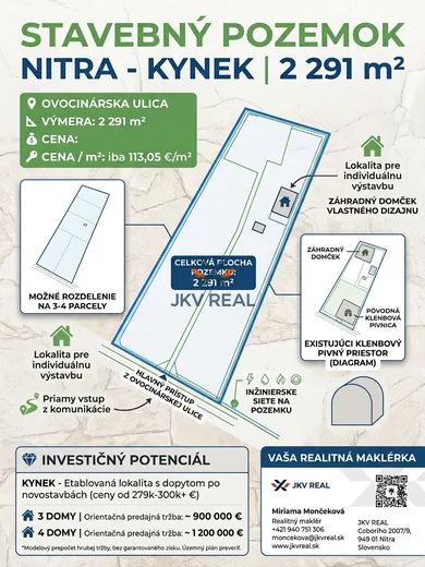 Działki na sprzedaż, Nitra · €258 883