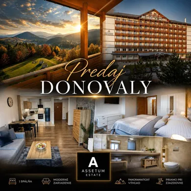 Byty na predaj 2-izbový, Donovaly · €210 000
