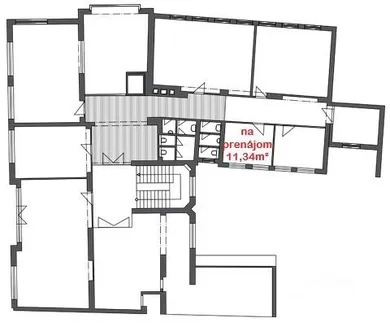 Na prenájom komerčné, 11 m², Zvolen, Námestie SNP