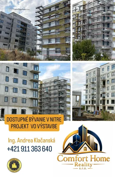 Mieszkania na sprzedaż, 3-pokojowe, Nitra · €307 100