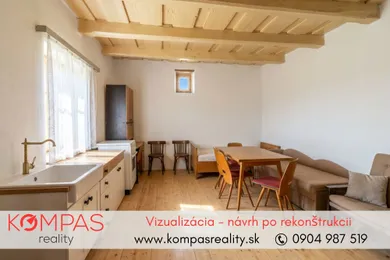 Na predaj 2-izbový dom, Hronská Dúbrava