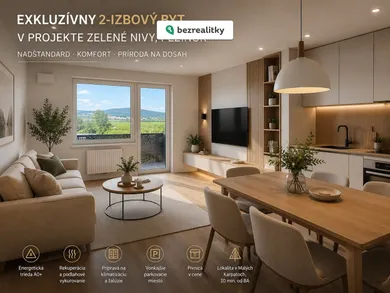 Eladó lakások, 2-szobás, Pezinok · €224 000