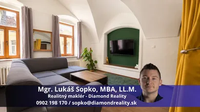 Mieszkania na sprzedaż, 1-pokojowe, Košice-Staré Mesto · €189 999