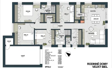 Na predaj dom v Veľký Biel · €329 900 · Novostavba