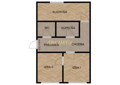 Byty na predaj 2-izbový, Košice-Staré Mesto · €178 000