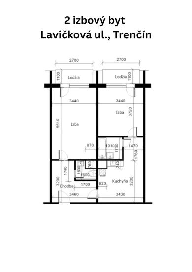Na predaj byt v Trenčín · €137 000 · Pôvodný stav
