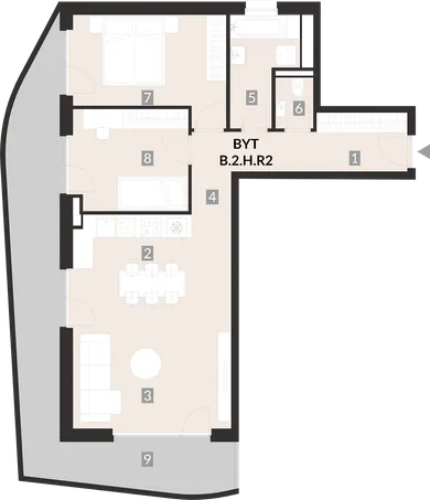 Na predaj 3-izbový byt, 75 m², Bratislava-Rača, Pri Šajbách