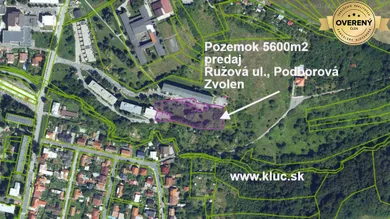 Na predaj pozemok, Zvolen, Ružová