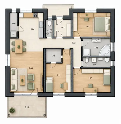 Na predaj 4-izbový dom, 114 m², Golianovo