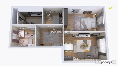 Na predaj 3-izbový byt, 63 m², Bratislava-Karlova Ves