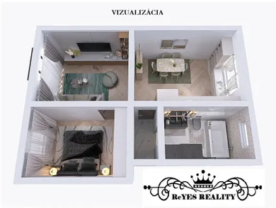 Mieszkania na sprzedaż, 2-pokojowe, Košice-Juh · €160 000