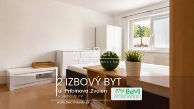 Mieszkania na sprzedaż, 2-pokojowe, Zvolen · €117 700