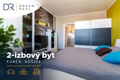 Apartments for sale, 2-room in Košice-Dargovských hrdinov · €170,000