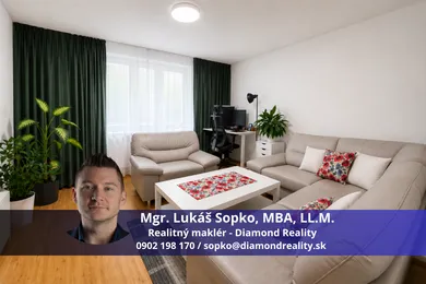 Mieszkania na sprzedaż, 2-pokojowe, Košice-Šaca · €159 990