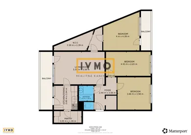 Mieszkania na sprzedaż, 4-pokojowe, Bratislava-Karlova Ves · €329 990