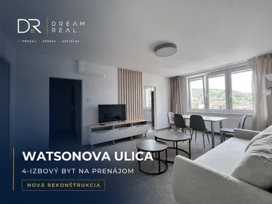 Mieszkania na wynajem, 4-pokojowe, Košice-Sever · €1100