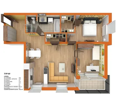 Na predaj 3-izbový byt, 79 m², Dunajská Streda, Nová Ves