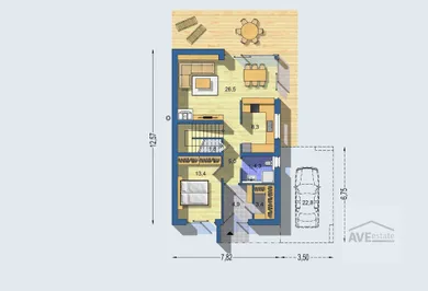 Na predaj 5-izbový dom, 140 m², Horné Saliby