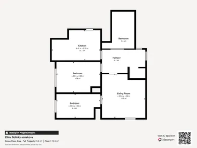 Na predaj 3-izbový byt, 68 m², Žilina, Smreková