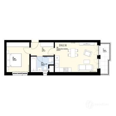 Na predaj 2-izbový byt, 45 m², Kysucké Nové Mesto, Sládkovičova
