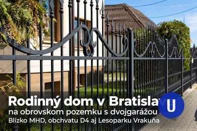 Domy na sprzedaż, Bratislava-Vrakuňa · €480 000