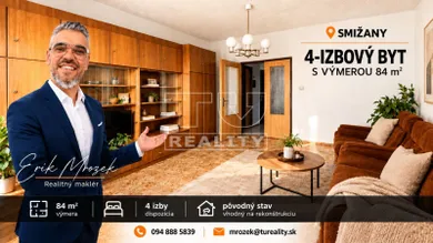 Byty na predaj 4-izbový, Spišská Nová Ves · €139 950