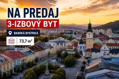 Byty na predaj 3-izbový, Banská Bystrica · €175 000