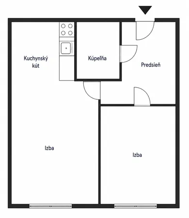 Mieszkania na sprzedaż, 2-pokojowe, Košice-Nad jazerom · €144 000