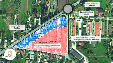 Na predaj pozemok v Prešov · €100 · Pôvodný stav