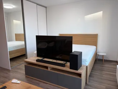 Na prenájom 1-izbový byt, 38 m², Bratislava-Dúbravka, Agátová