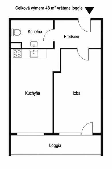 Mieszkania na sprzedaż, 1-pokojowe, Košice-Sídlisko KVP · €158 990