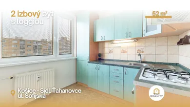 Byty na predaj 2-izbový, Košice-Sídlisko Ťahanovce · €154 990