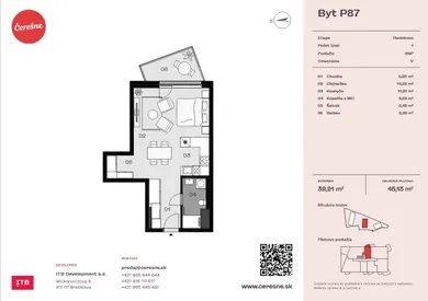 Na predaj byt v Bratislava-Dúbravka · €213 541 · Novostavba