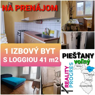 Mieszkania na wynajem, 1-pokojowe, Piešťany · €420