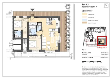 Na predaj 3-izbový byt, 125 m², Žilina, Dolná