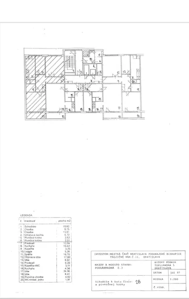 Na predaj 3-izbový byt, 73 m², Bratislava-Podunajské Biskupice