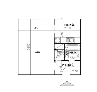 Na predaj 1-izbový byt, 35 m², Bratislava-Dúbravka, Drobného