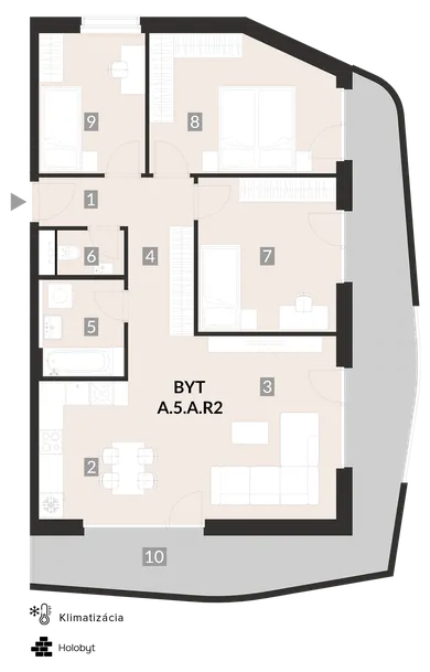 Na predaj 4-izbový byt, 85 m², Bratislava-Rača, Pri Šajbách