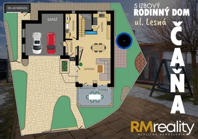 Na predaj 5-izbový dom, 125 m², Čaňa, Lesná