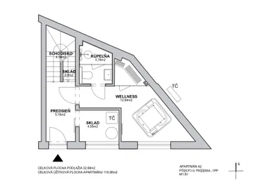 Na predaj 3-izbový byt, 117 m², Donovaly, Centrum