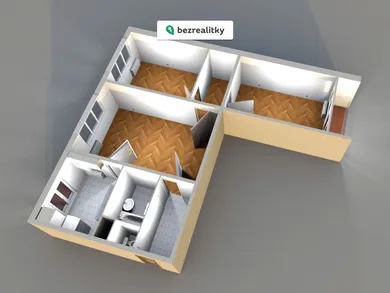 Na prenájom 3-izbový byt, 73 m², Bratislava-Ružinov