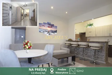 Byty na predaj 2-izbový, Prešov · €229 000