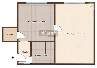 Na predaj 1-izbový byt, 37 m², Zvolen