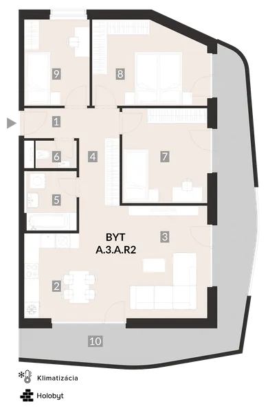 Na predaj 4-izbový byt, 113 m², Bratislava-Rača, Pri Šajbách