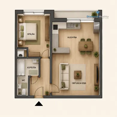 Mieszkania na sprzedaż, 2-pokojowe, Košice-Sídlisko KVP · €167 000